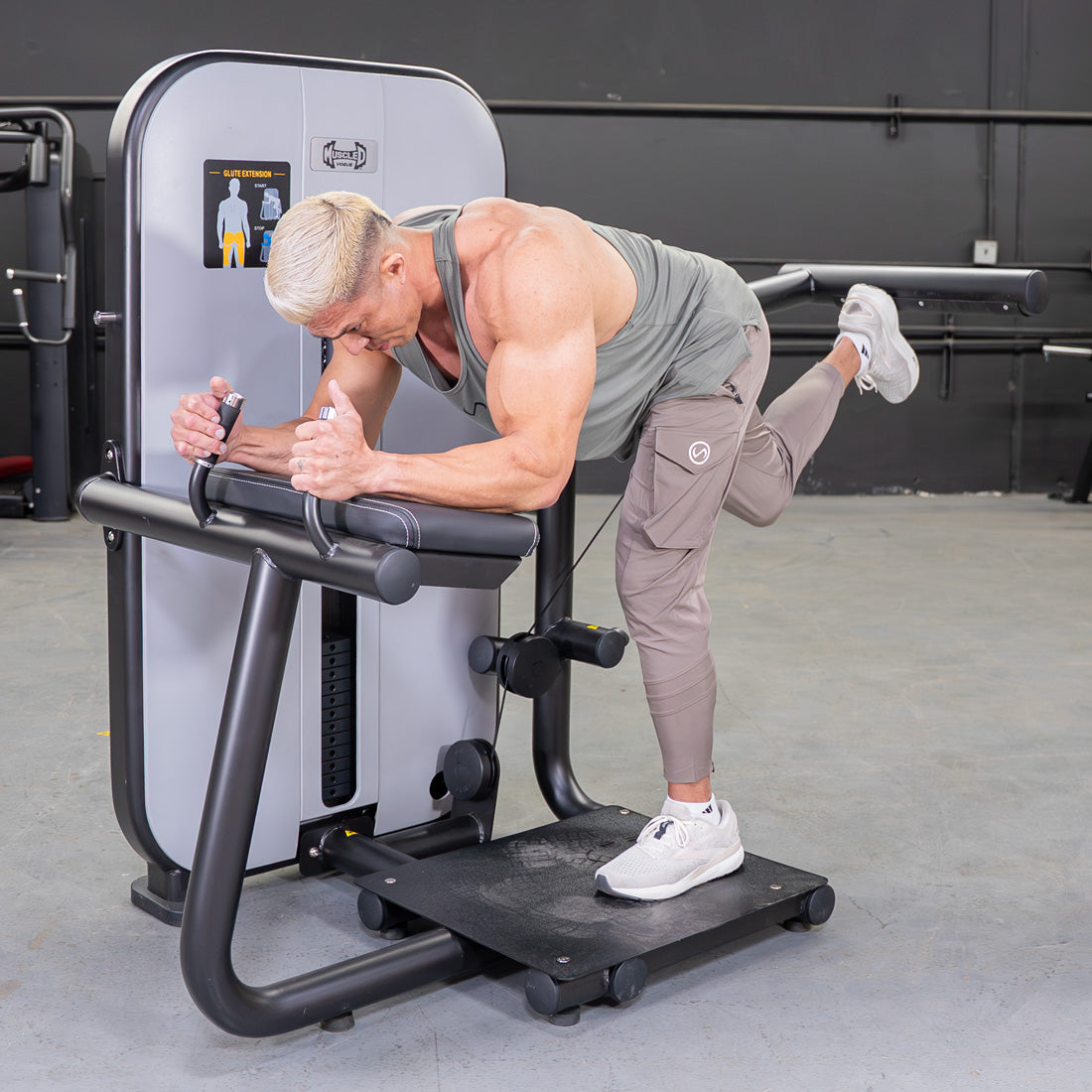 Muscle D Fitness - Vogue Glute Extension Machine - Commercial Gym