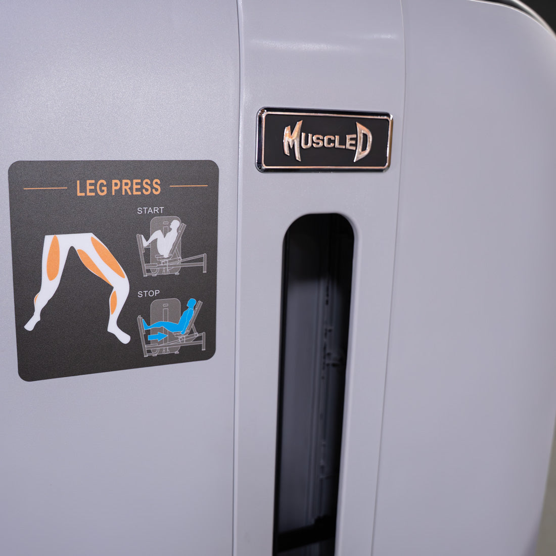 Muscle D Fitness - Vogue Selectorized Leg Press - 240lb Stack