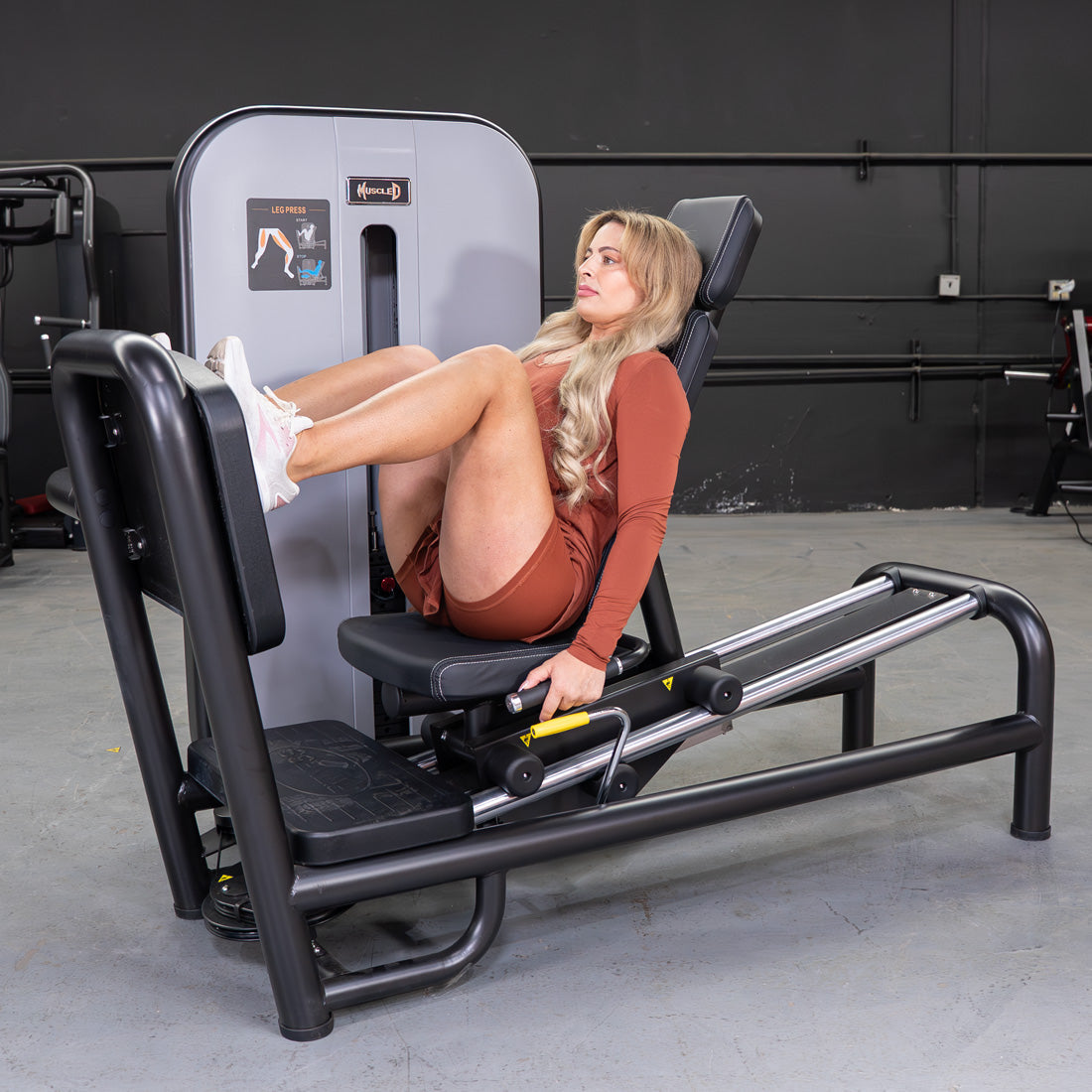 Muscle D Fitness - Vogue Selectorized Leg Press - 240lb Stack