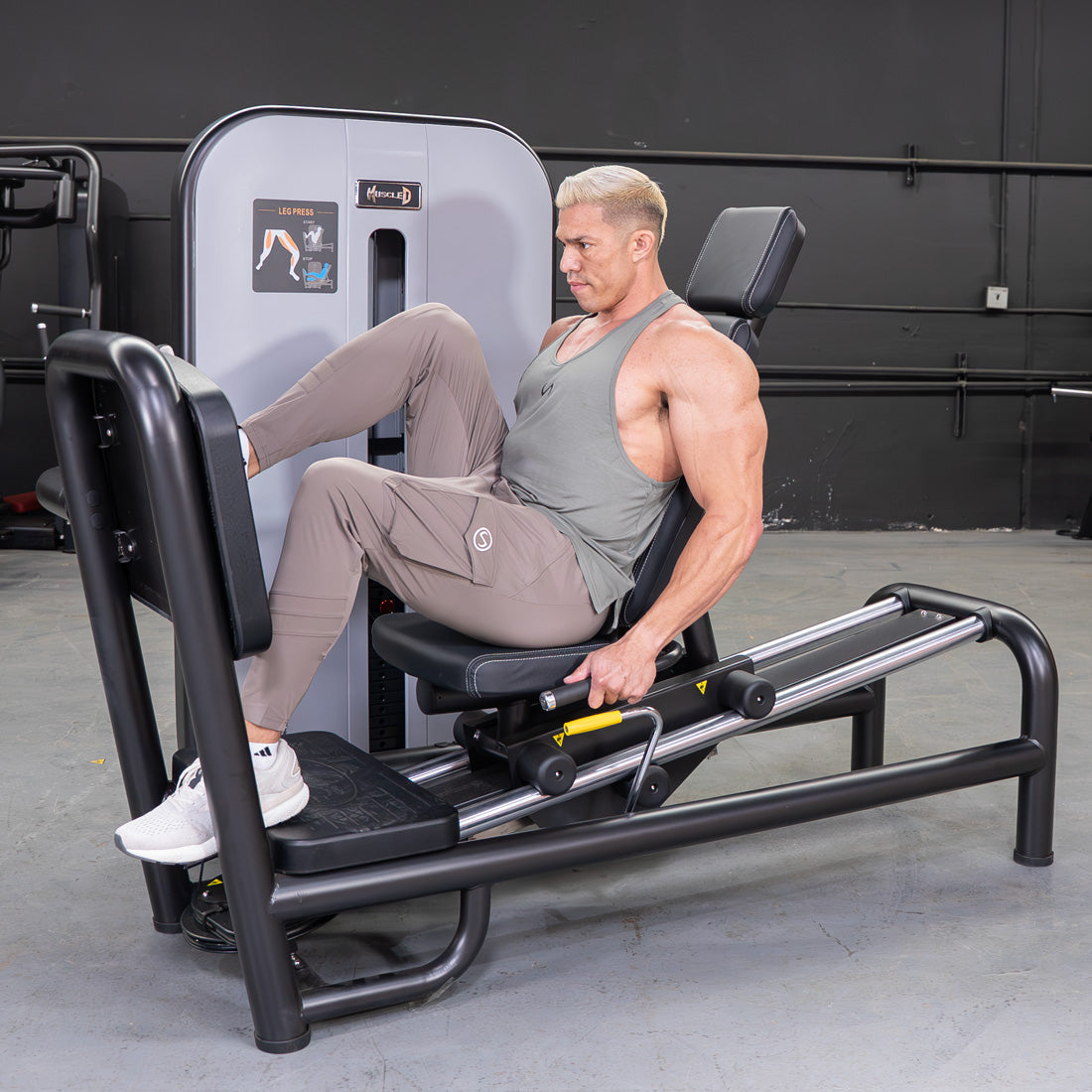 Muscle D Fitness - Vogue Selectorized Leg Press - 240lb Stack