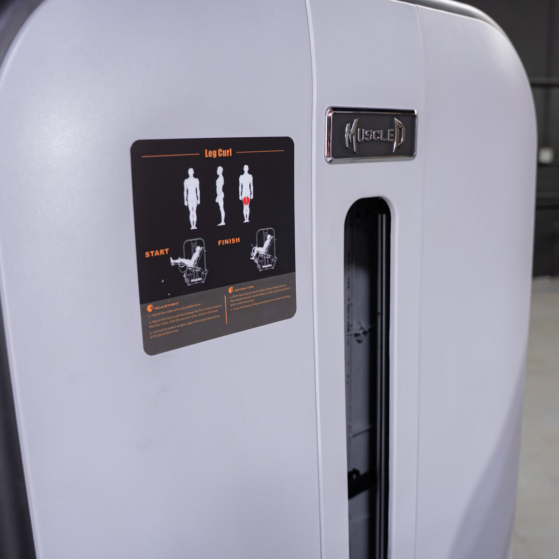 Muscle D Fitness - Vogue Seated Leg Curl - Commercial Hamstring Machine