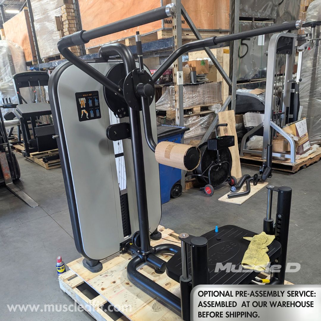 Muscle D Fitness - Vogue Selectorized Multi-Hip Machine - Glute Trainer