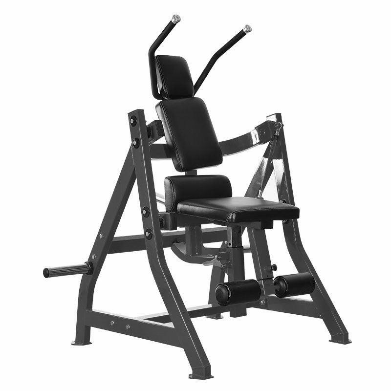 Muscle D Fitness - Excel Abdominal/Oblique Crunch - Commercial Adjustable Seat - Plate Loaded Abdominal Crunch