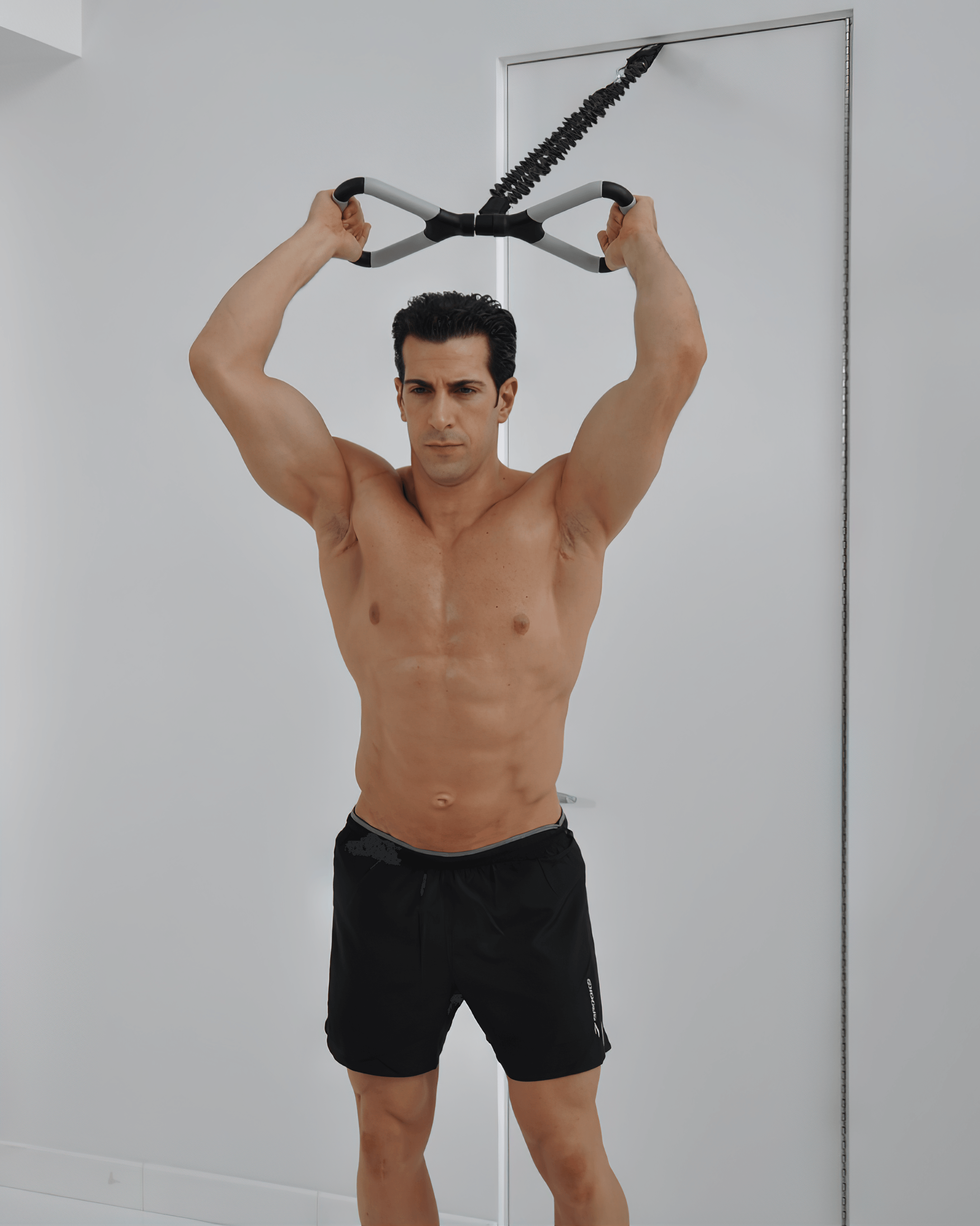 Muscle D Fitness - TGrip MAXX Bar - Multi-Grip - Cable Attachment - Resistance Band Attachment